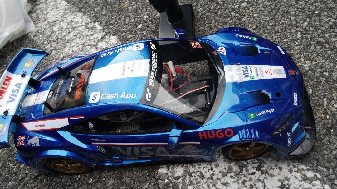 1/10ラジコンセット（ボディRAYBRIG　NSX）