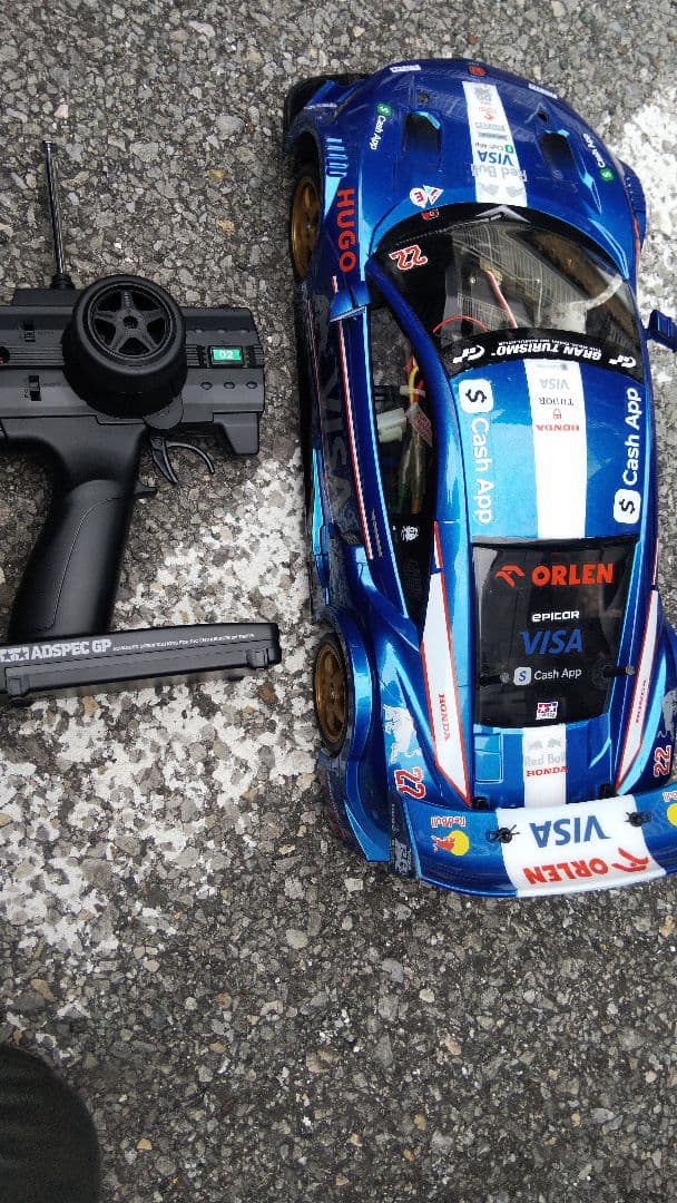 1/10ラジコンセット（ボディRAYBRIG　NSX）