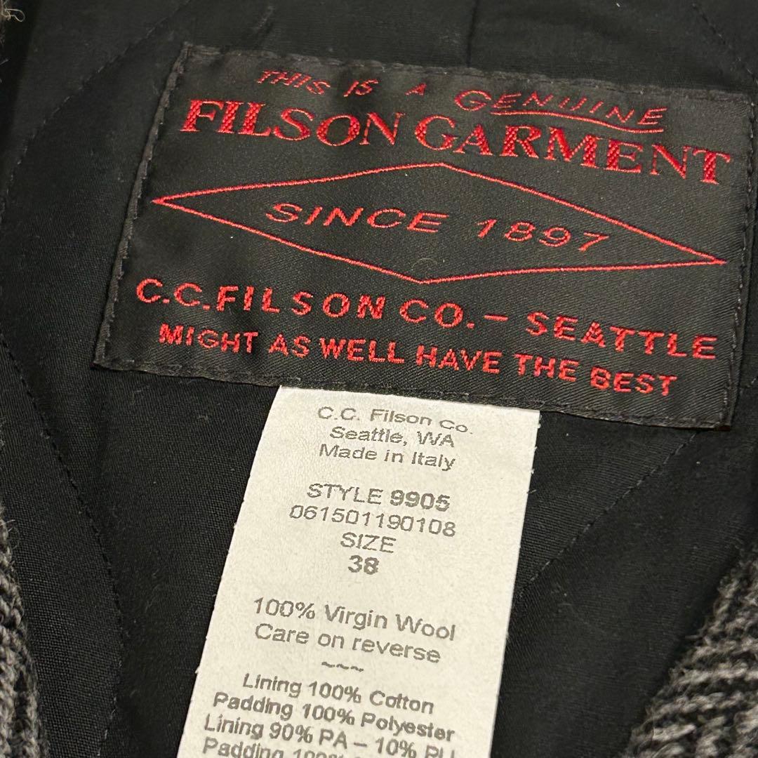 FILSON ITALY ヘリンボーン　ウール　 ジャケット　38