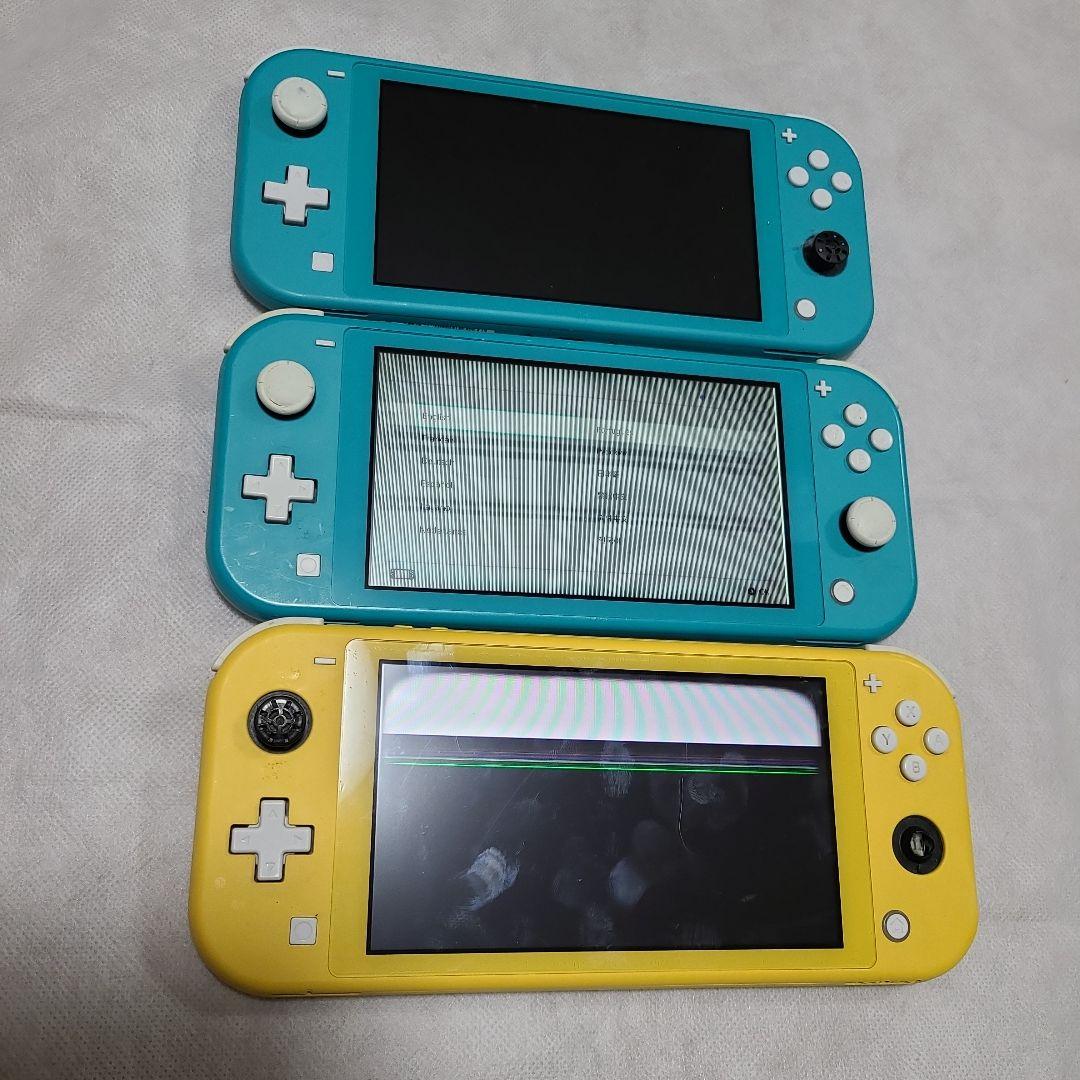 Nintendo Switchライト　３台ジャンク品