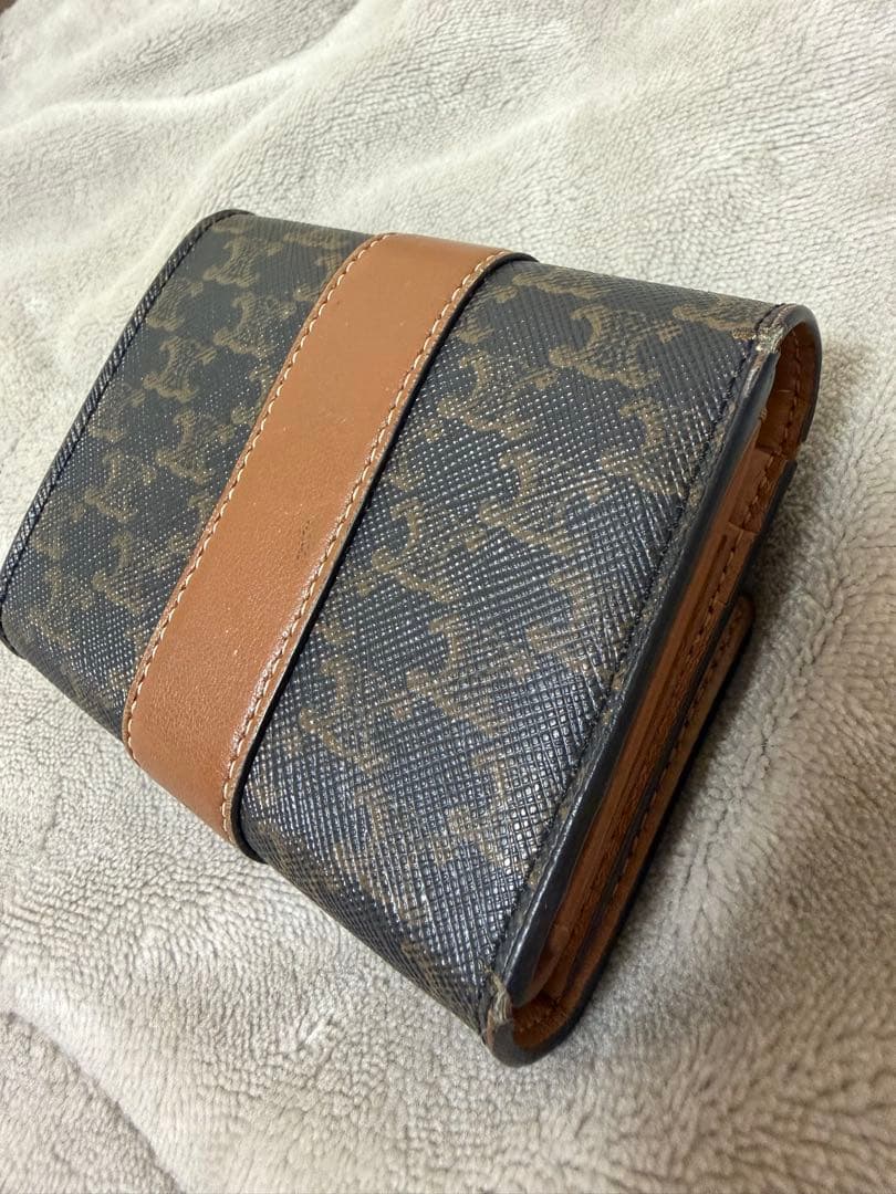 CELINE 三つ折り財布 ダークブラウン