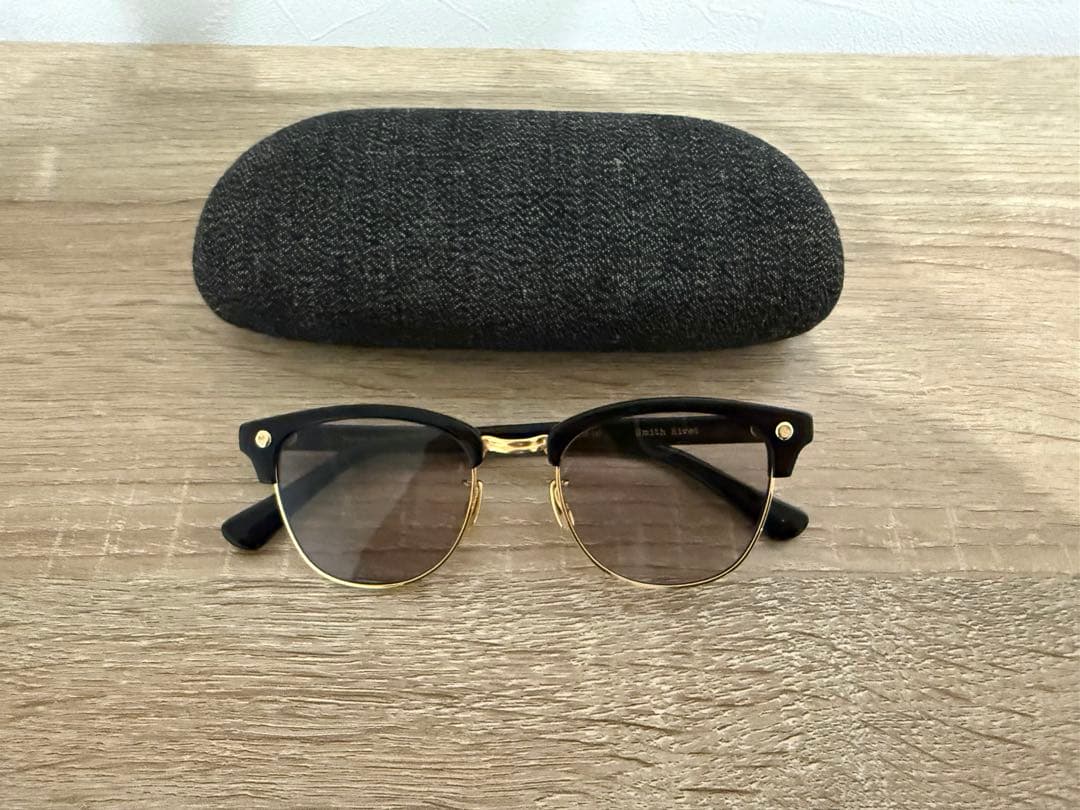 PORTER CLASSIC x 金子眼鏡 サングラス18K サーモント型