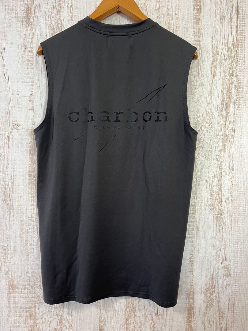 ウォーキング・ランニングウェア charbon DRY SMOOTH SLEEVELESS T-SHIRTS