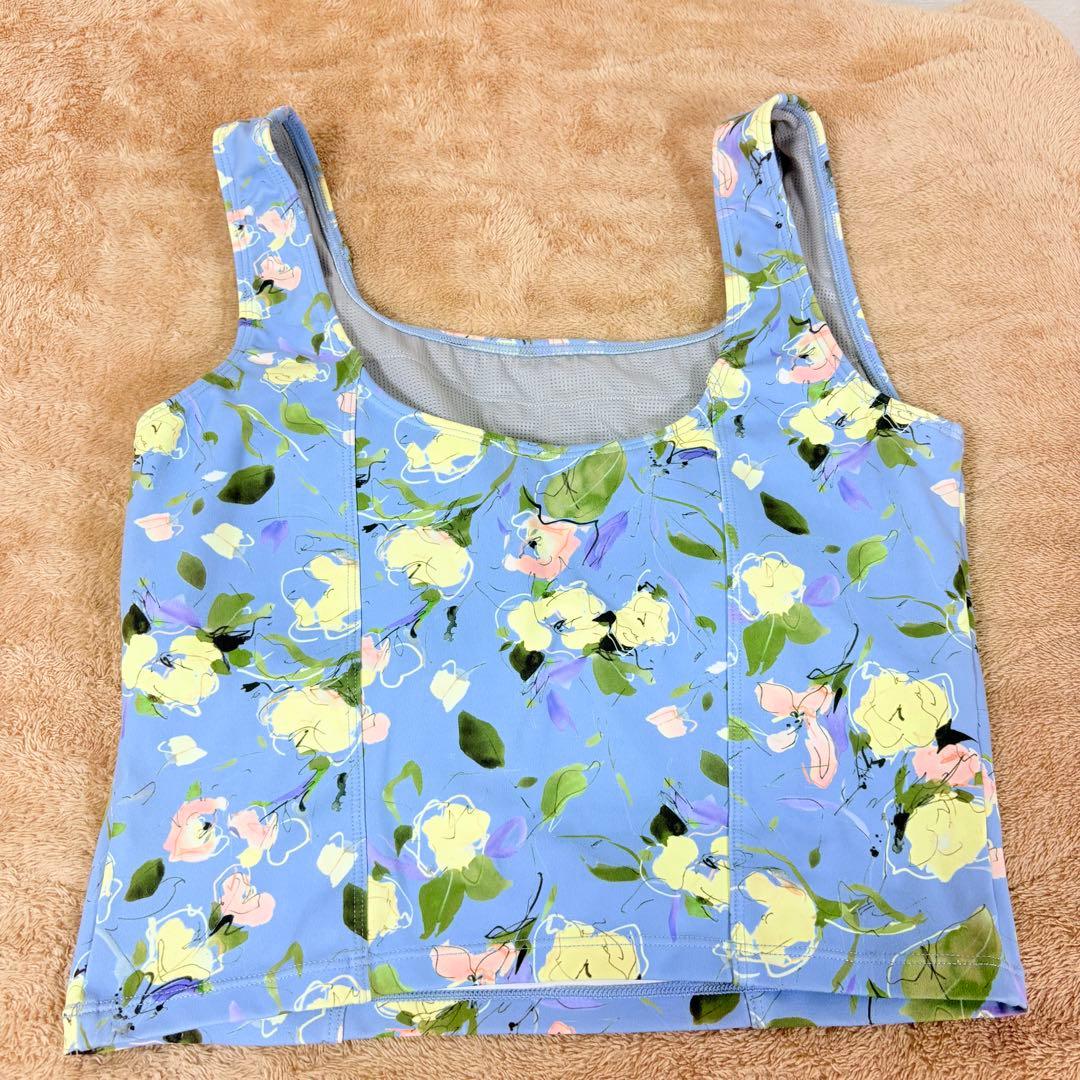 【美品】sukala花柄タンクトップ Lサイズ