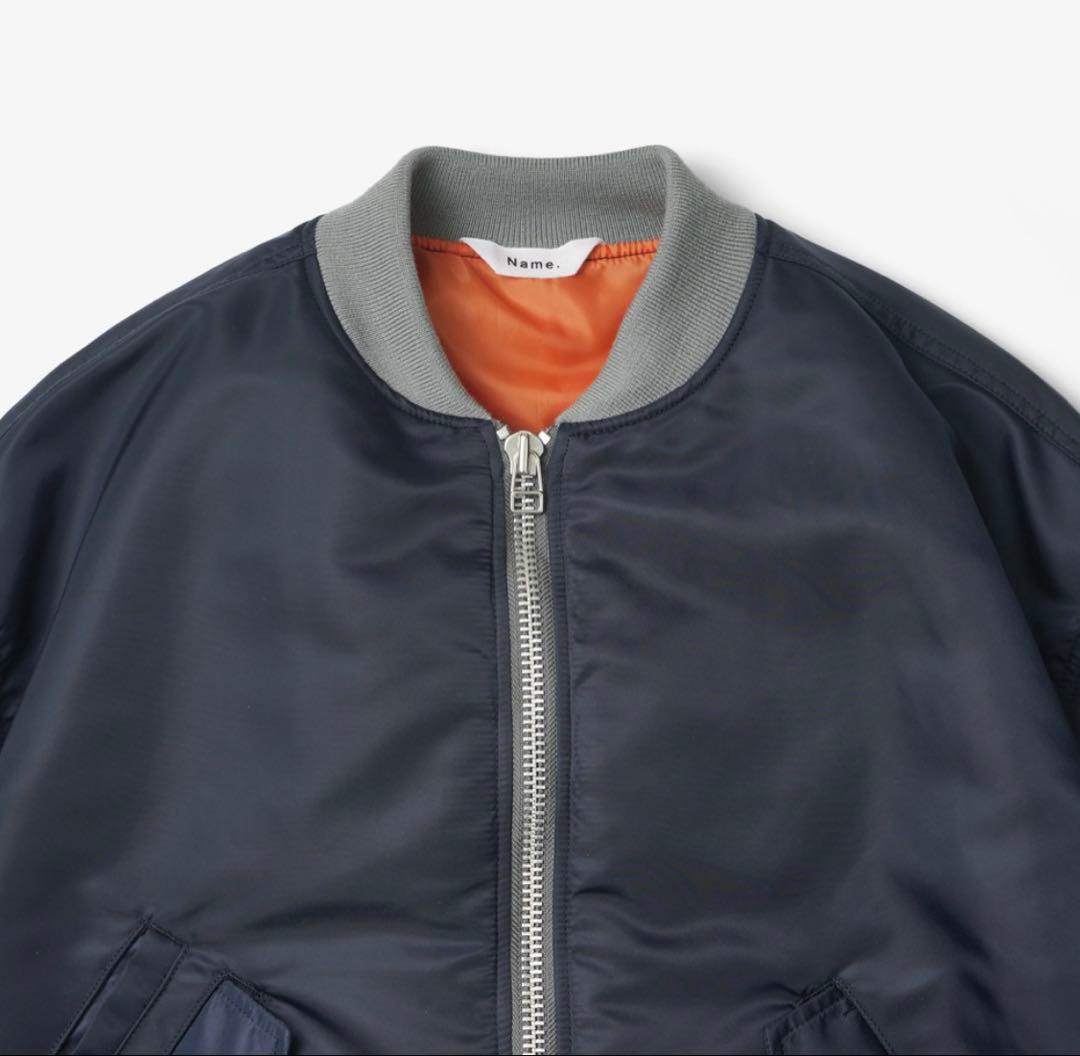 Name. / NYLON TWILL MA-1 ネイビー　サイズ3