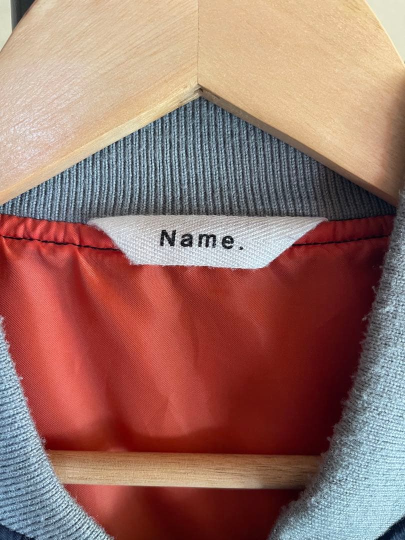 Name. / NYLON TWILL MA-1 ネイビー　サイズ3