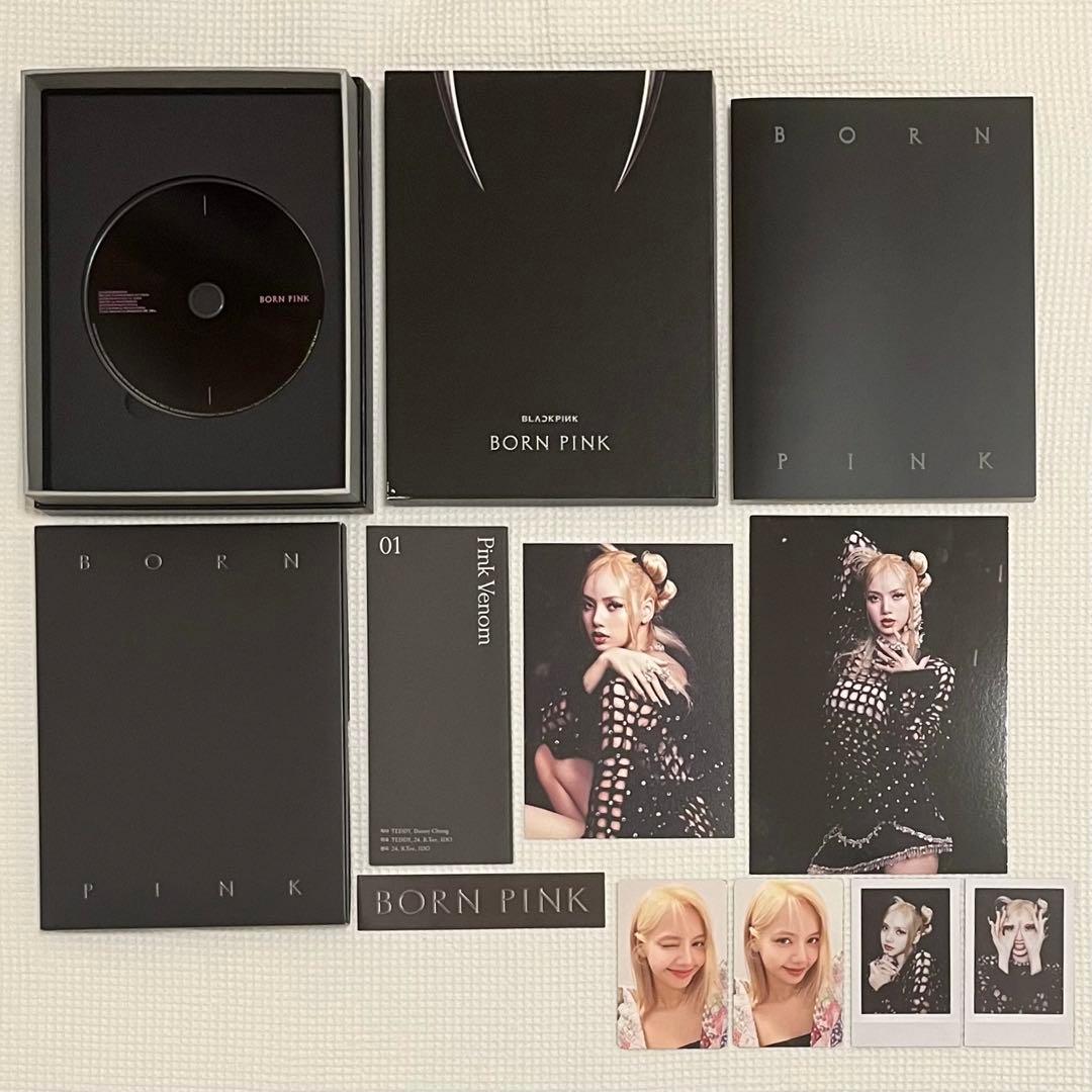 BLACKPINK リサ CD 封入 トレカ ポストカード BORN PINK