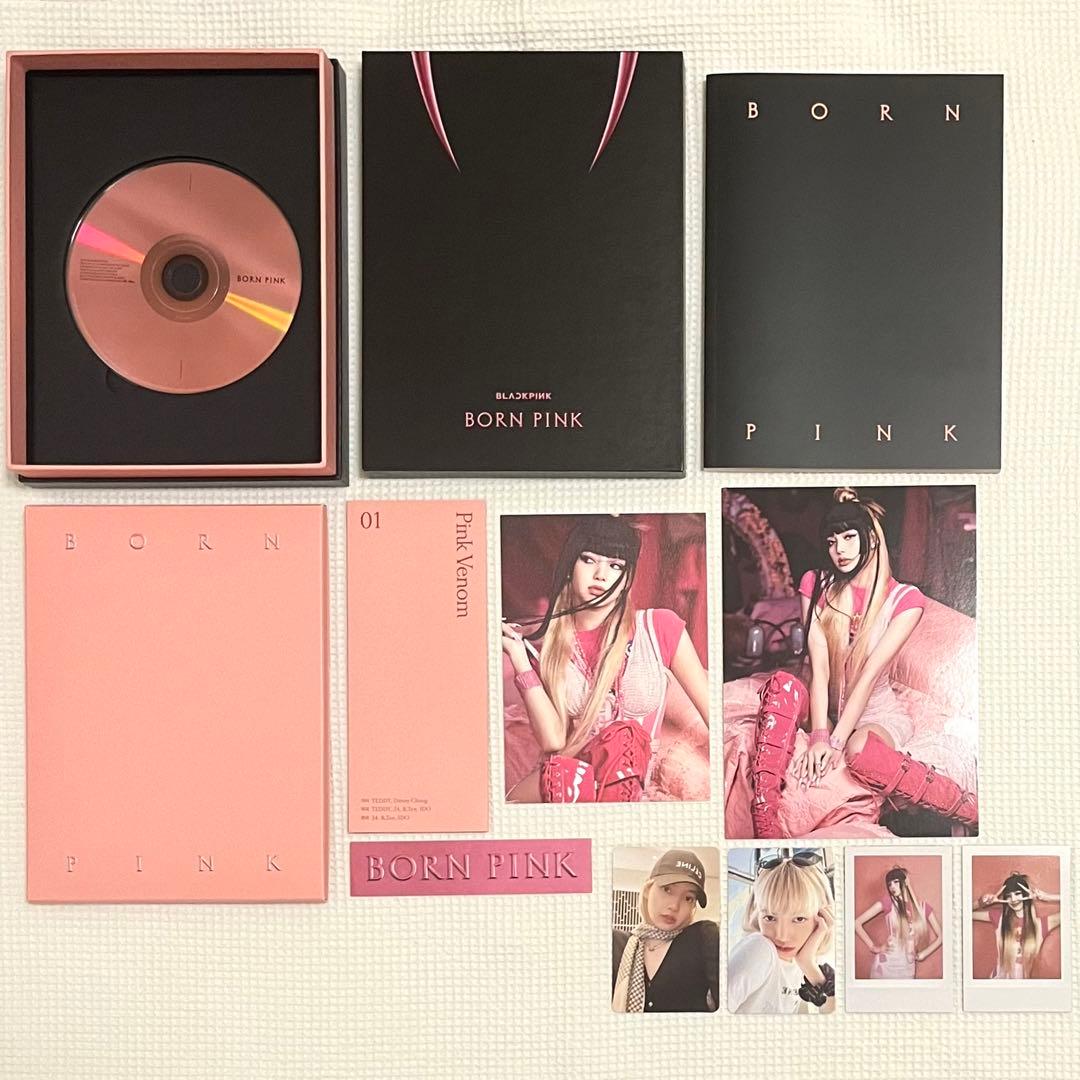 BLACKPINK リサ CD 封入 トレカ ポストカード BORN PINK