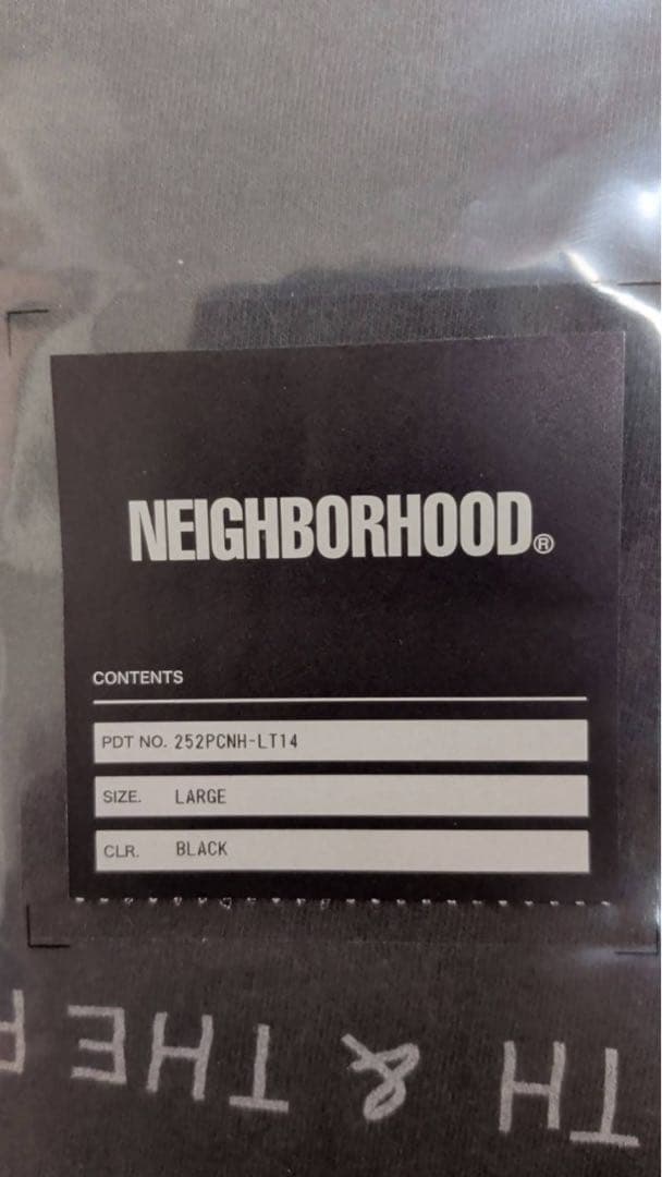 【定価以下】NEIGHBORHOOD NH .TEE LS-14 ブラック L