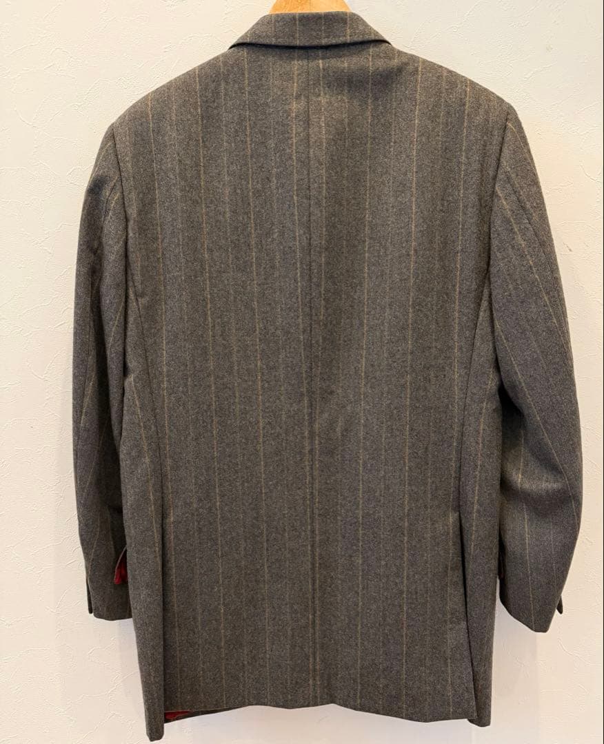 ETRO Milano テーラードジャケット イタリア製 ウール ストライプ