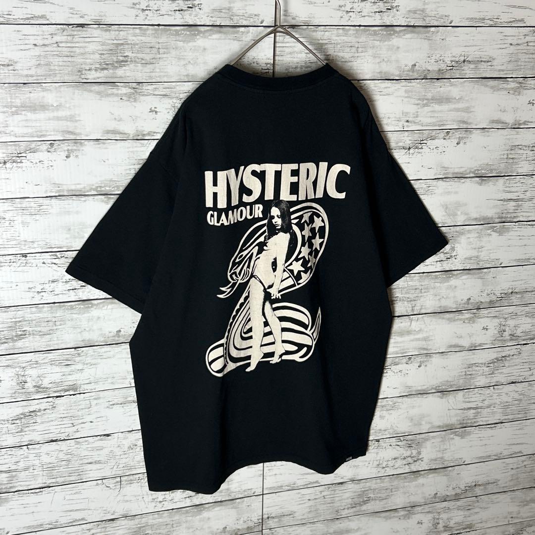 3950M【蛇柄・XL】ヒステリックグラマー☆ヒスガール ビッグロゴ Ｔシャツ