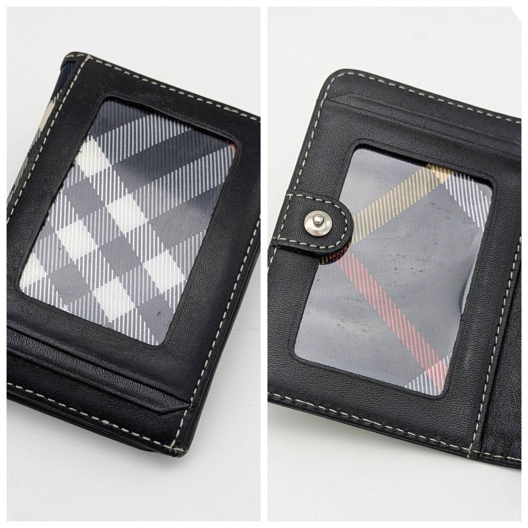 BURBERRY ブルーレーベル 名刺入れ カードケース ケース ブルー