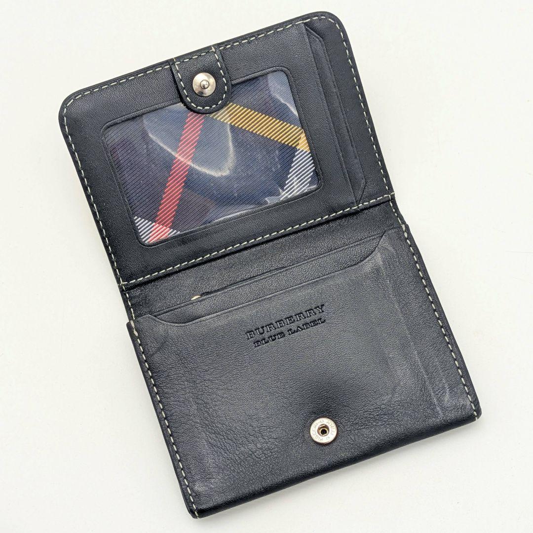 BURBERRY ブルーレーベル 名刺入れ カードケース ケース ブルー