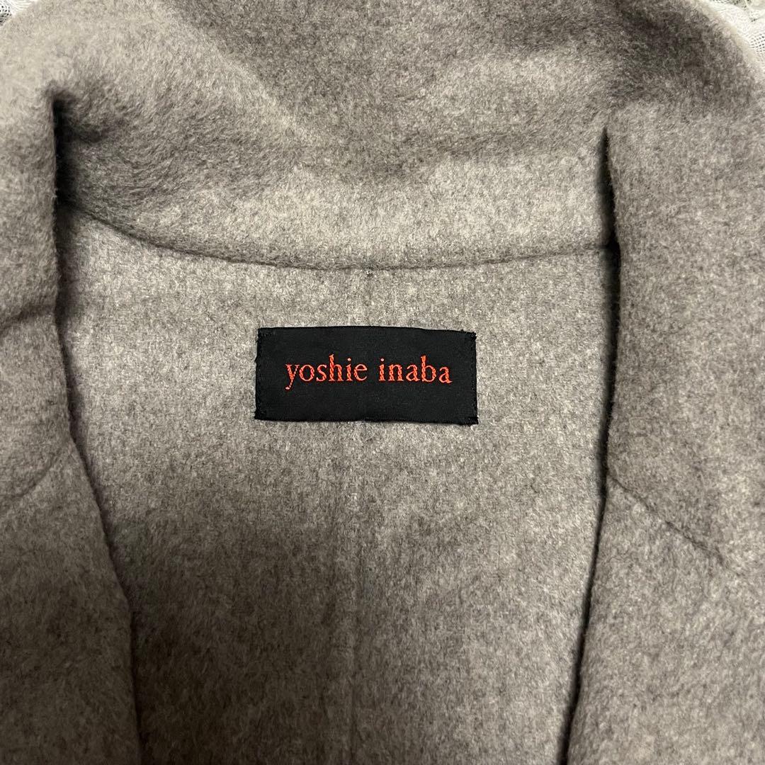 美品【yoshie inaba ヨシエイナバ】ロングコート チェスターコート