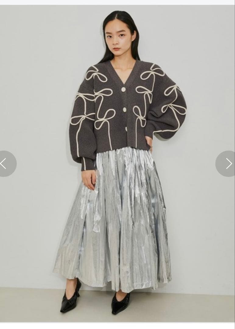 ADAM ET ROPÉ FEMME ラインニットカーディガン