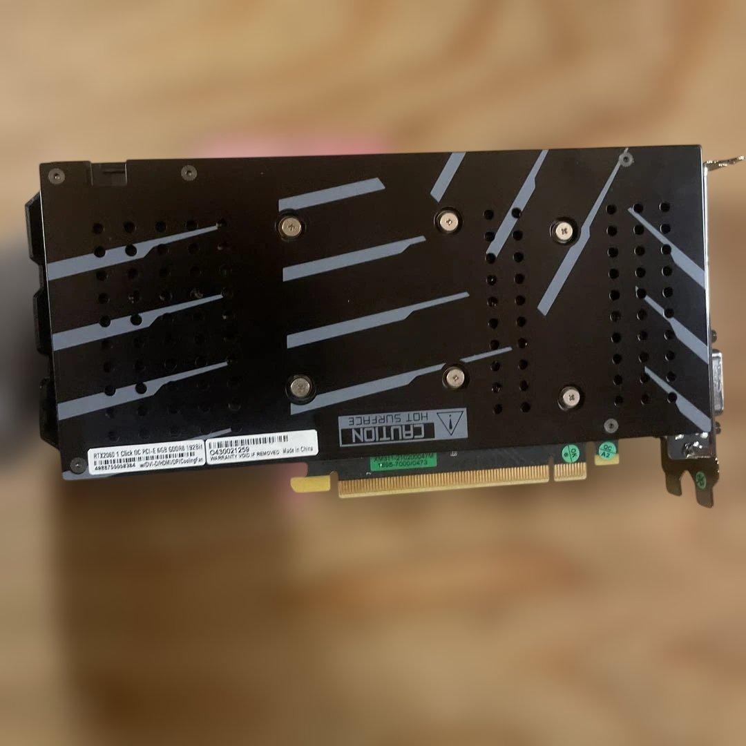 【美品】玄人志向 RTX 2060 GALAKURO GAMING 動作確認済