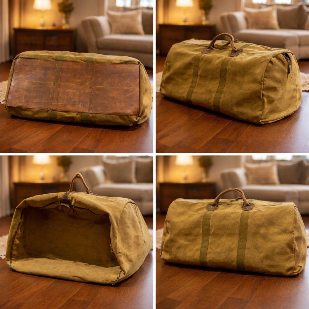 1960s LL BEAN キャンバスダッフルバック ボストンバック　ギザタグ