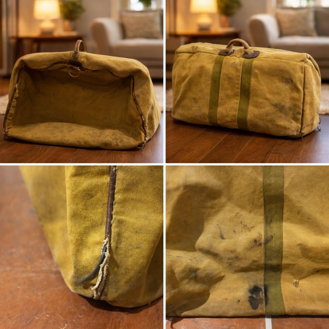 1960s LL BEAN キャンバスダッフルバック ボストンバック　ギザタグ