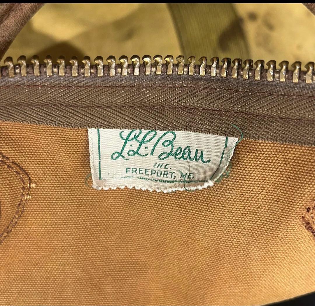 1960s LL BEAN キャンバスダッフルバック ボストンバック　ギザタグ