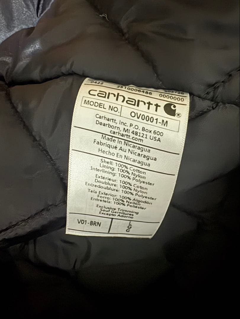 Carhartt カーハート ベスト V01