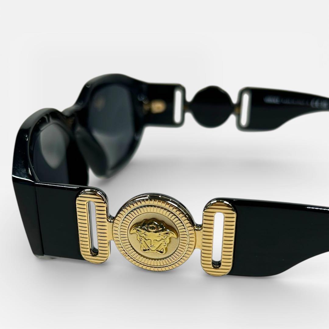 VERSACE ヴェルサーチ メドゥーサ サングラス Y2K ビギー ブラック