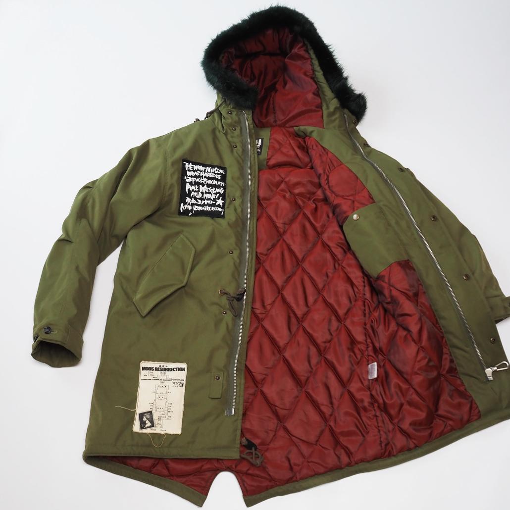 美品 HARDCORE CHOCOLATE M-51 HARDCCモッズコート