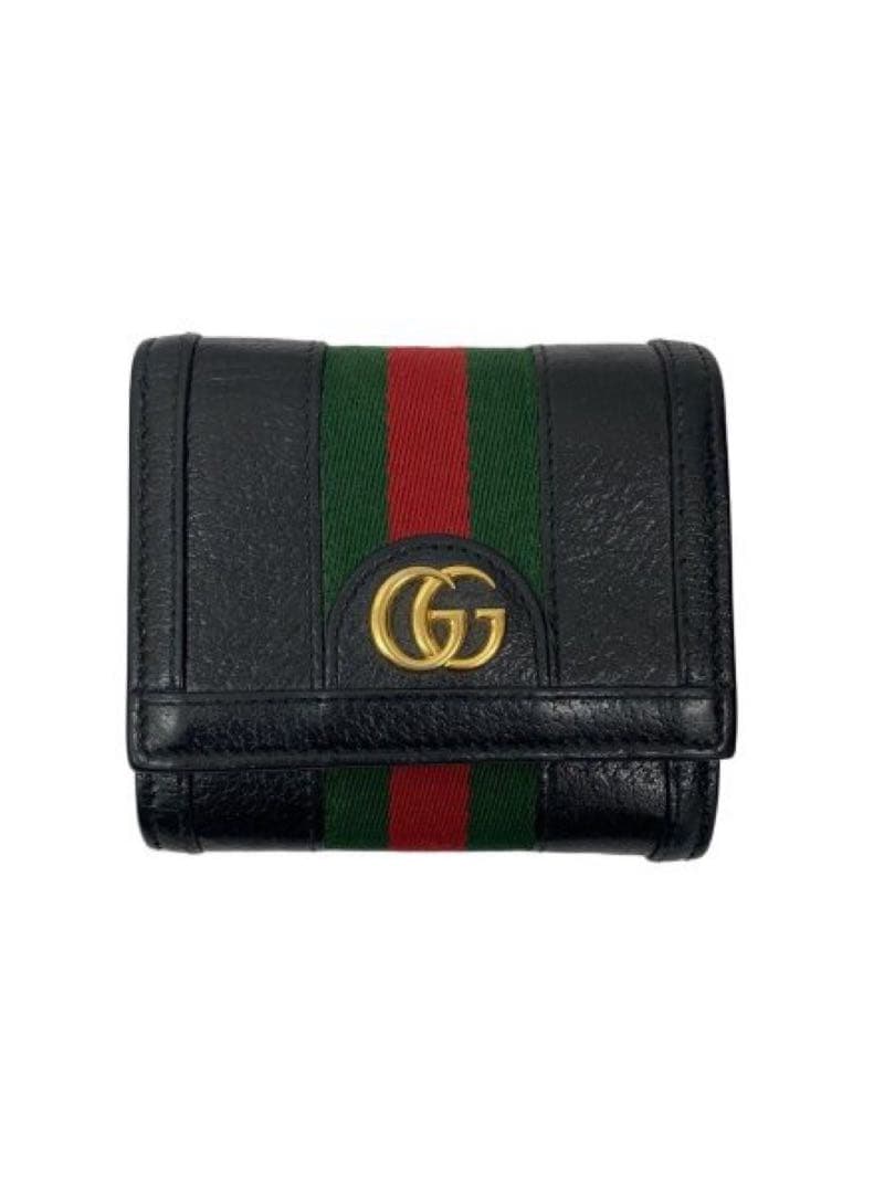 Gucci GGロゴ 二つ折り財布 ブラック