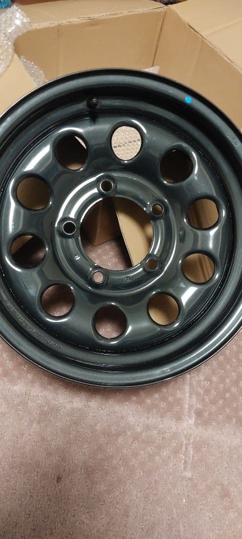 JB74 純正スチールホイール1個　新車外し