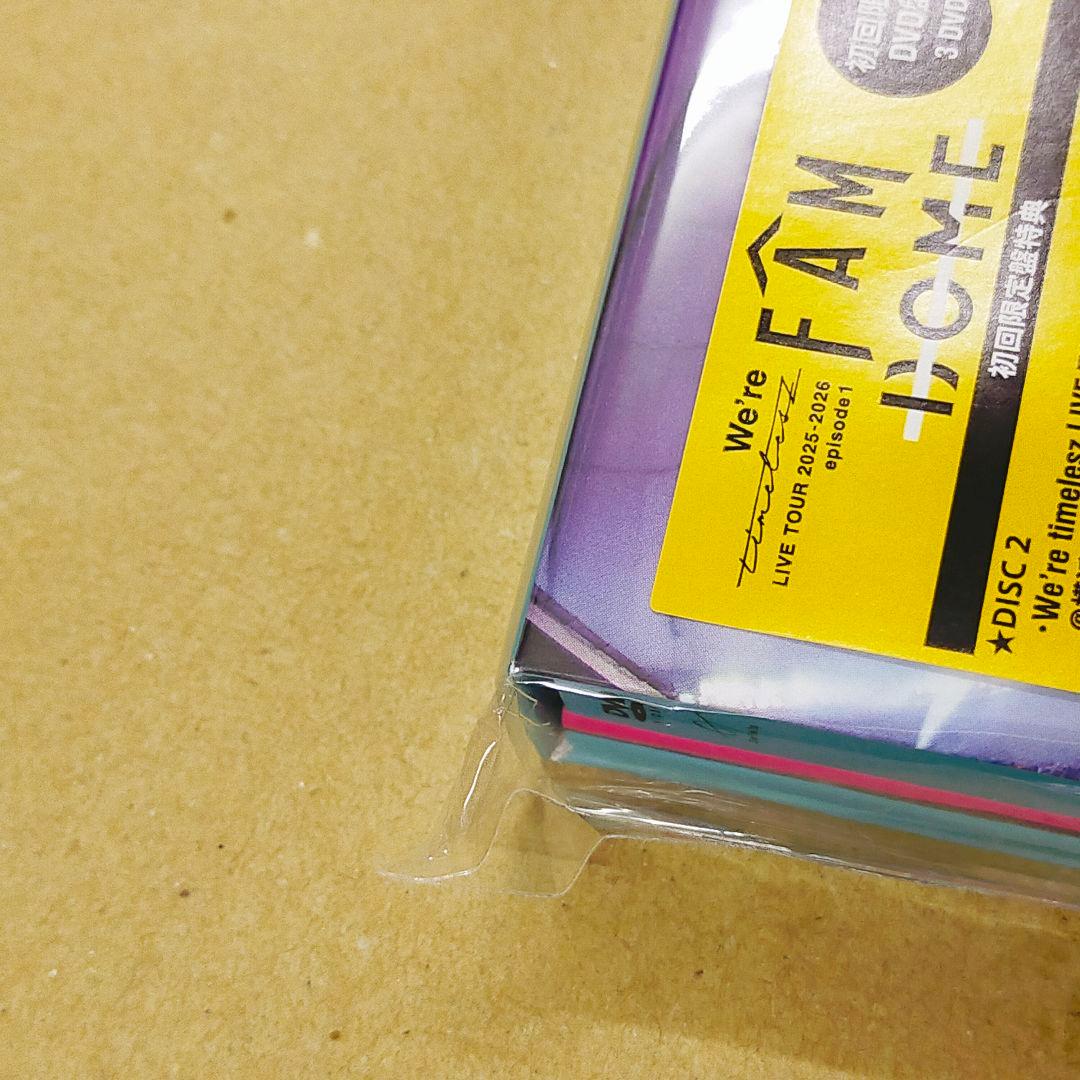 タイムレス　We're timelesz LIVE TOUR DVD 初回限定盤