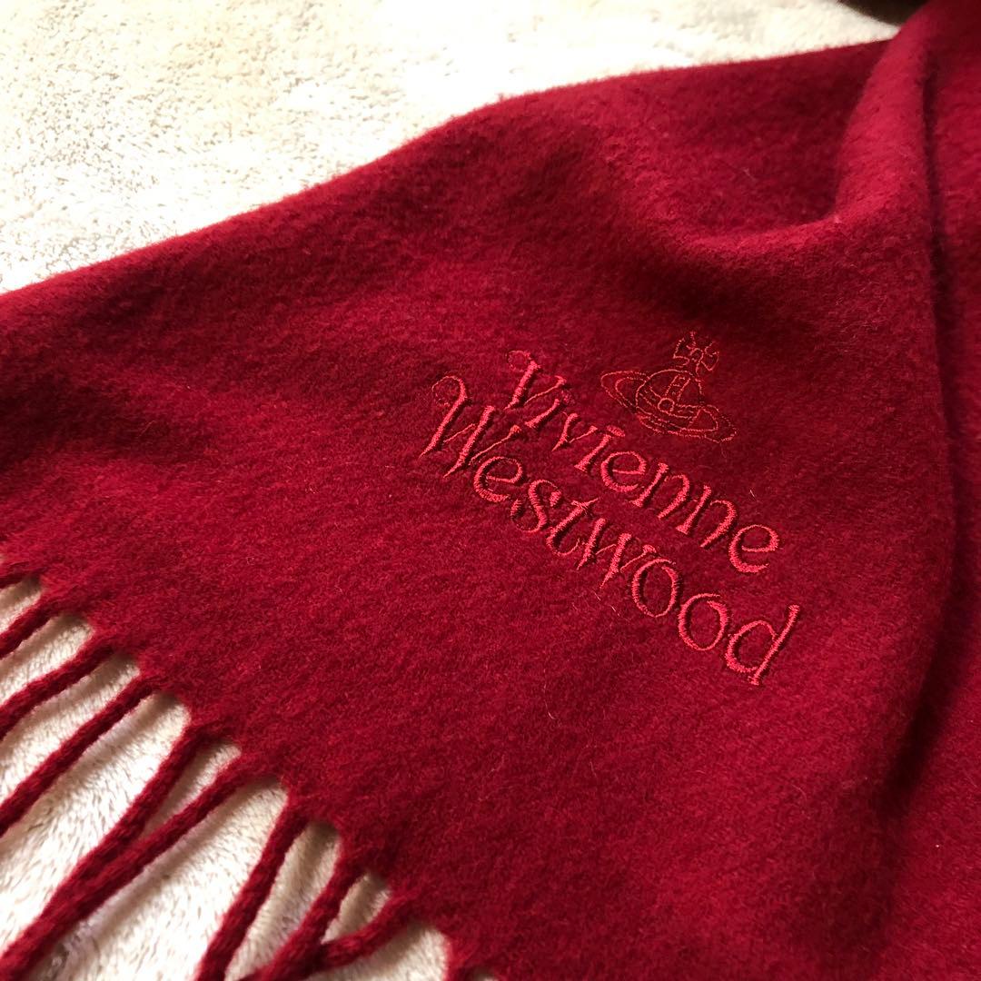 NICOLE　美品♡ ヴィヴィアンウエストウッド　マフラー　ウール　レッド