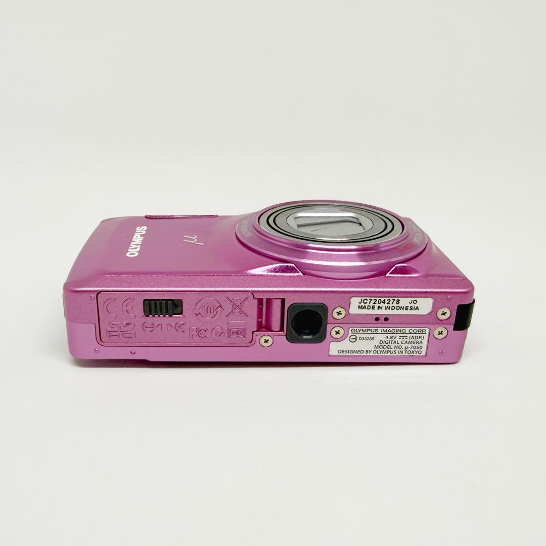 OLYMPUS μ-7050 ピンク オリンパス コンデジ