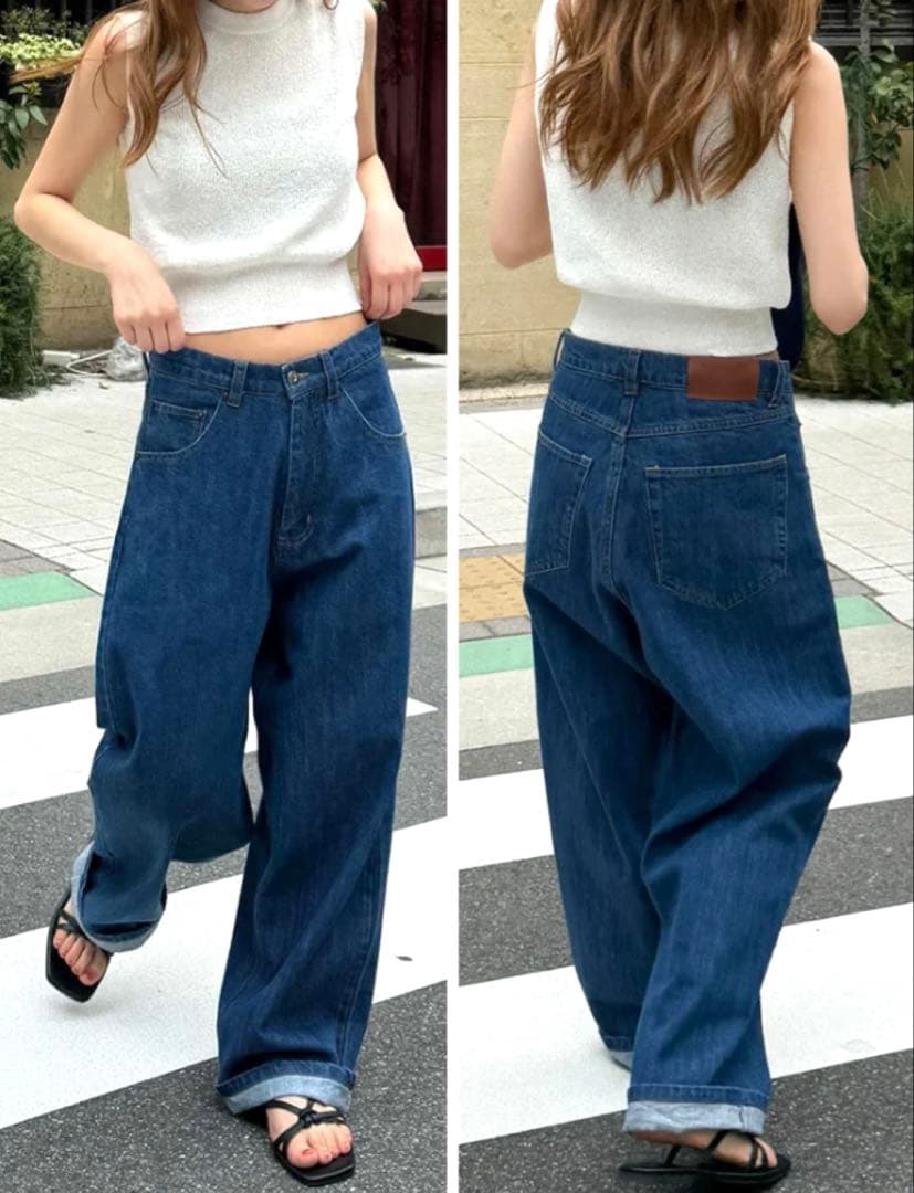 【choice_cnl】テーパード デニムパンツ サイズ1 CANAL JEAN