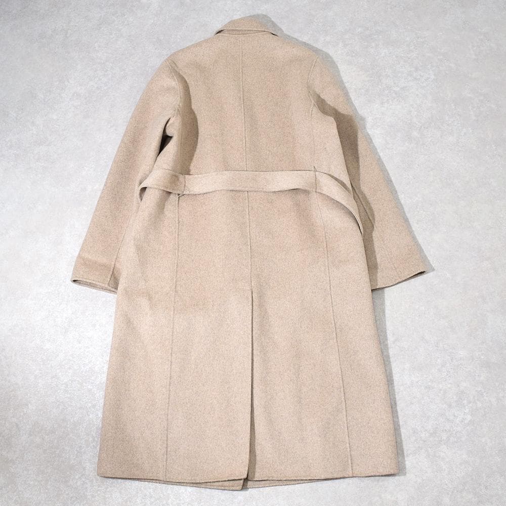 MAMU HAND MADE ウールリバーコート ベルテッド マニュエラ型