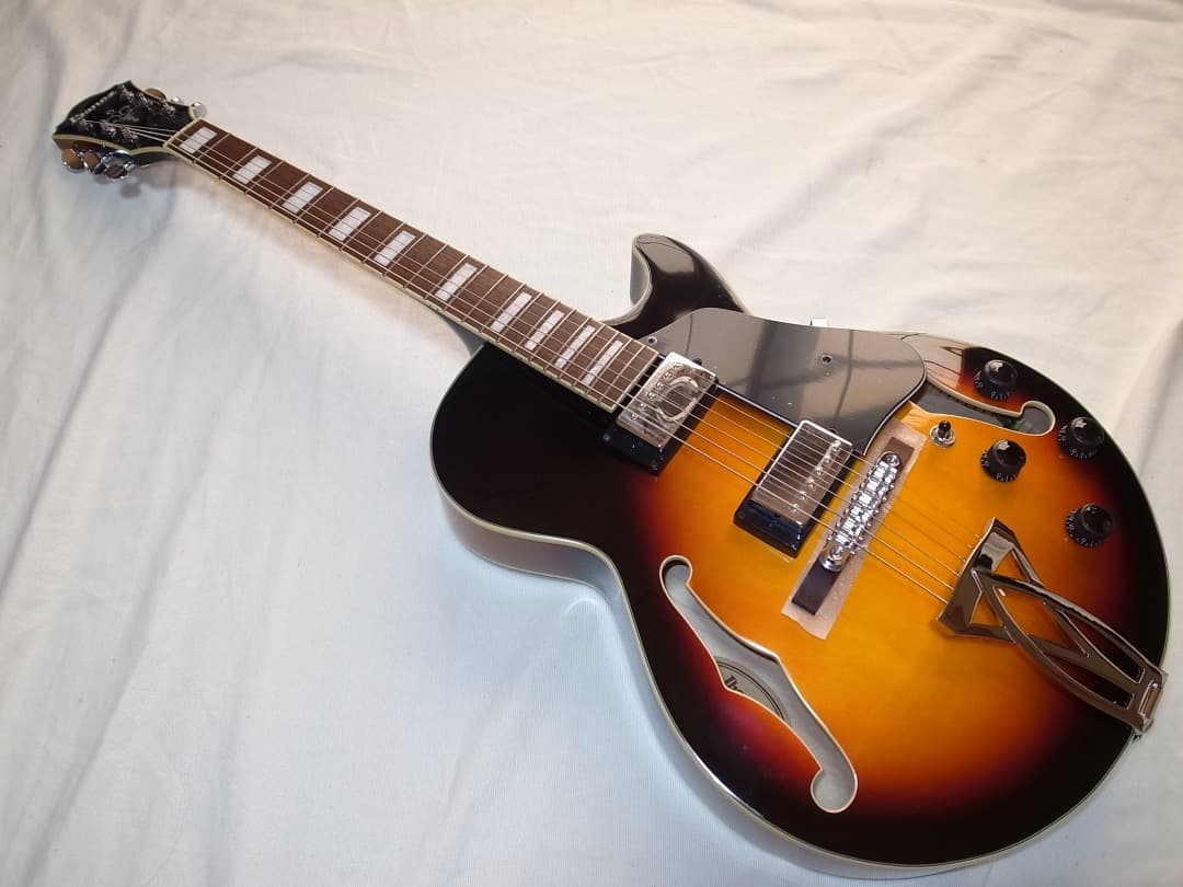 マ*ヨ様 新同　Ibanez AG75-BS フルアコ　2020年製　ほぼ未使用