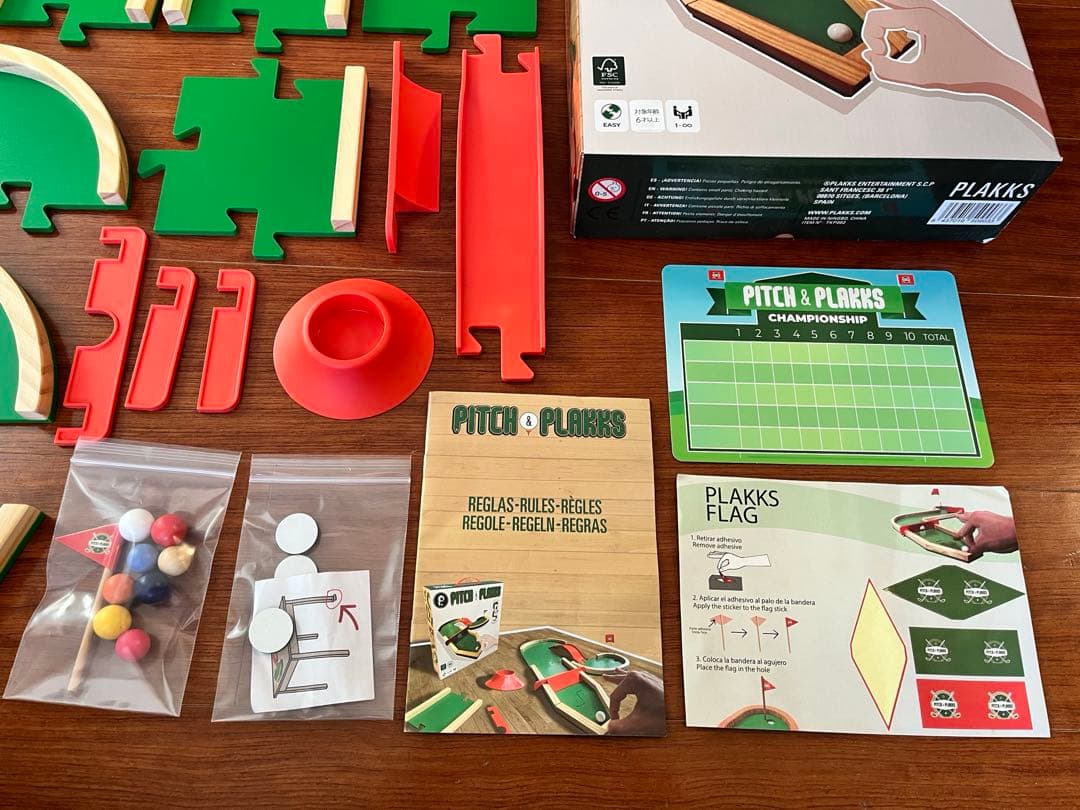 PITCH & PLAKKS ゴルフ　ボードゲーム
