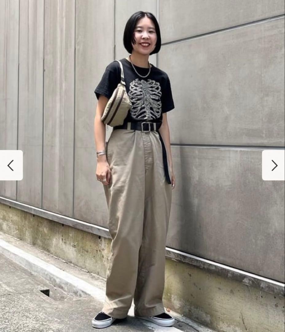 ビームスボーイ　バウワウ別注　ボーンTシャツ