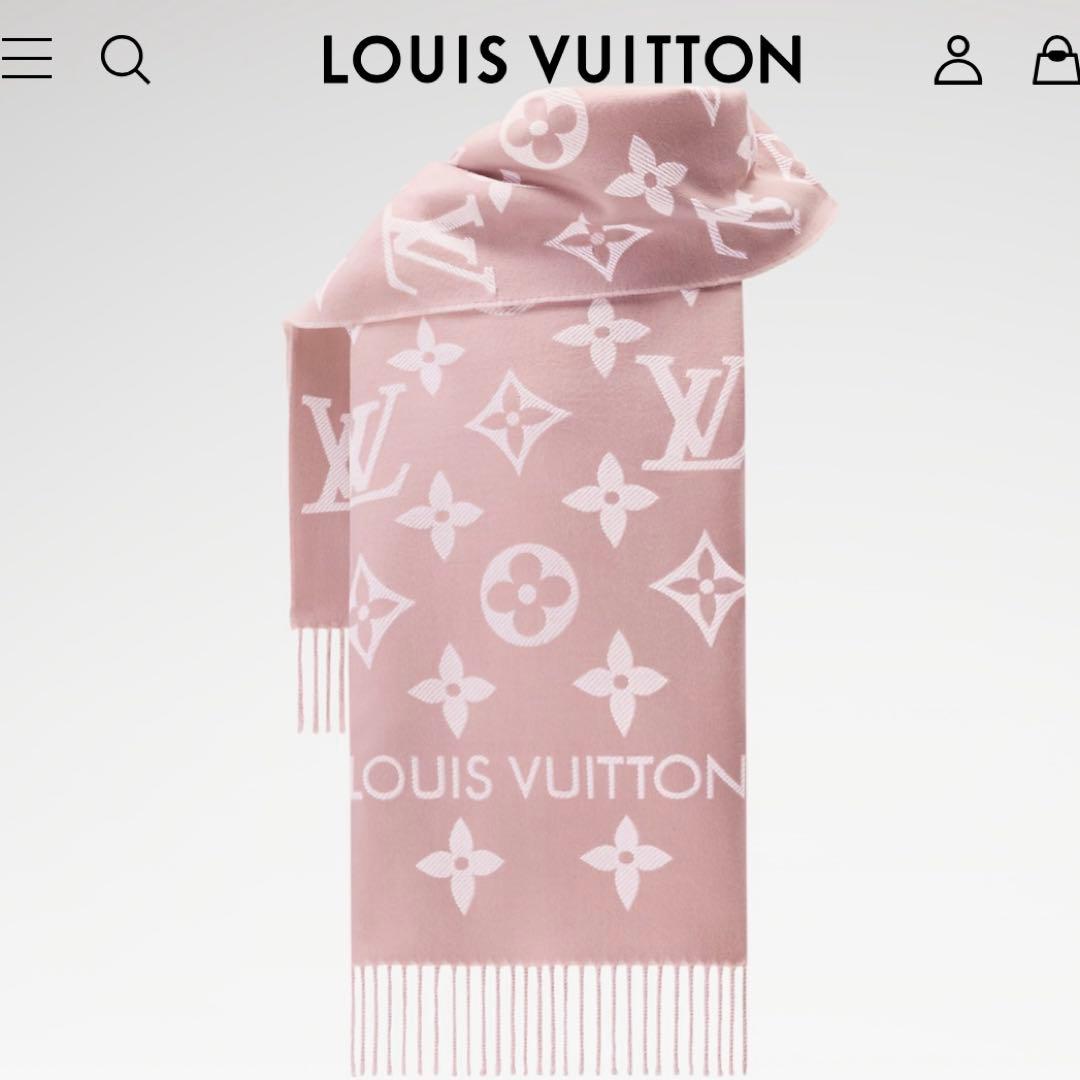 マフラー・LV エセンシャル ベージュローズ