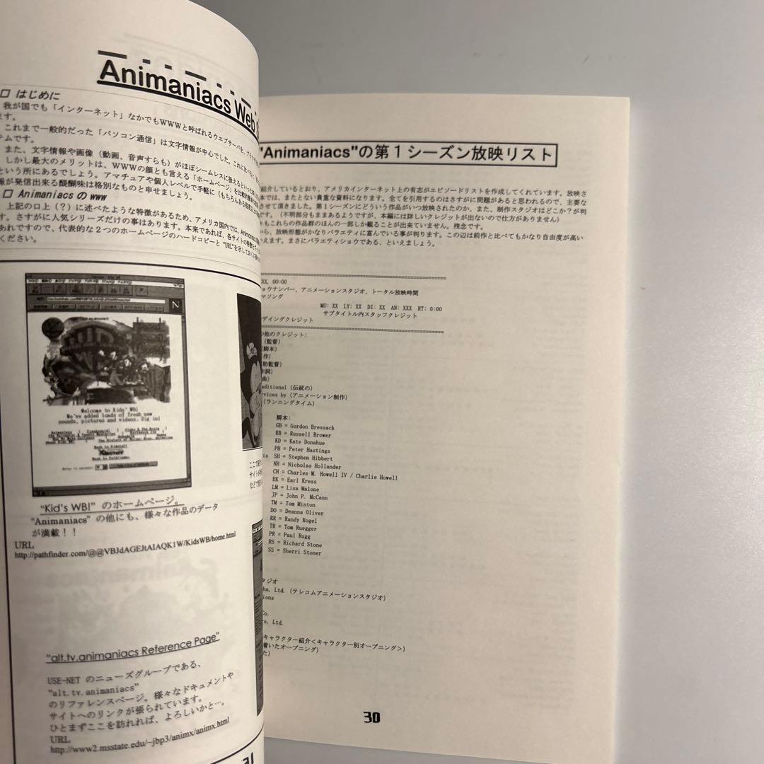 「ANIMANIAXへの道」スピルバーグ　アニマニアックス