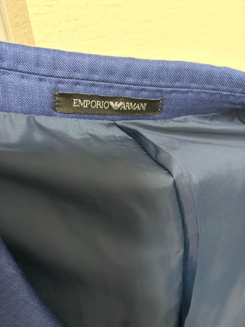 [3/5まで大幅値下げ中!!!EMPORIO ARMANI 青スーツ
