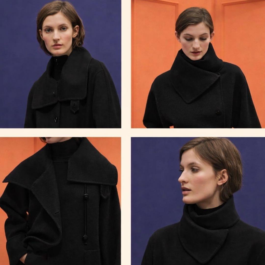 【極美品】HERMÈSエルメス カシミヤ100％　ロングベスト ジレ 80万円