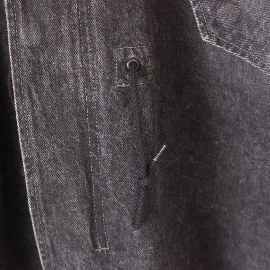 The DUFFER of ST.E デニムモッズコート XL 黒