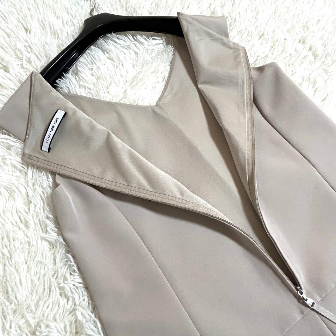 極美品✨洗える◎フォクシーニューヨーク プリーツ ワンピース