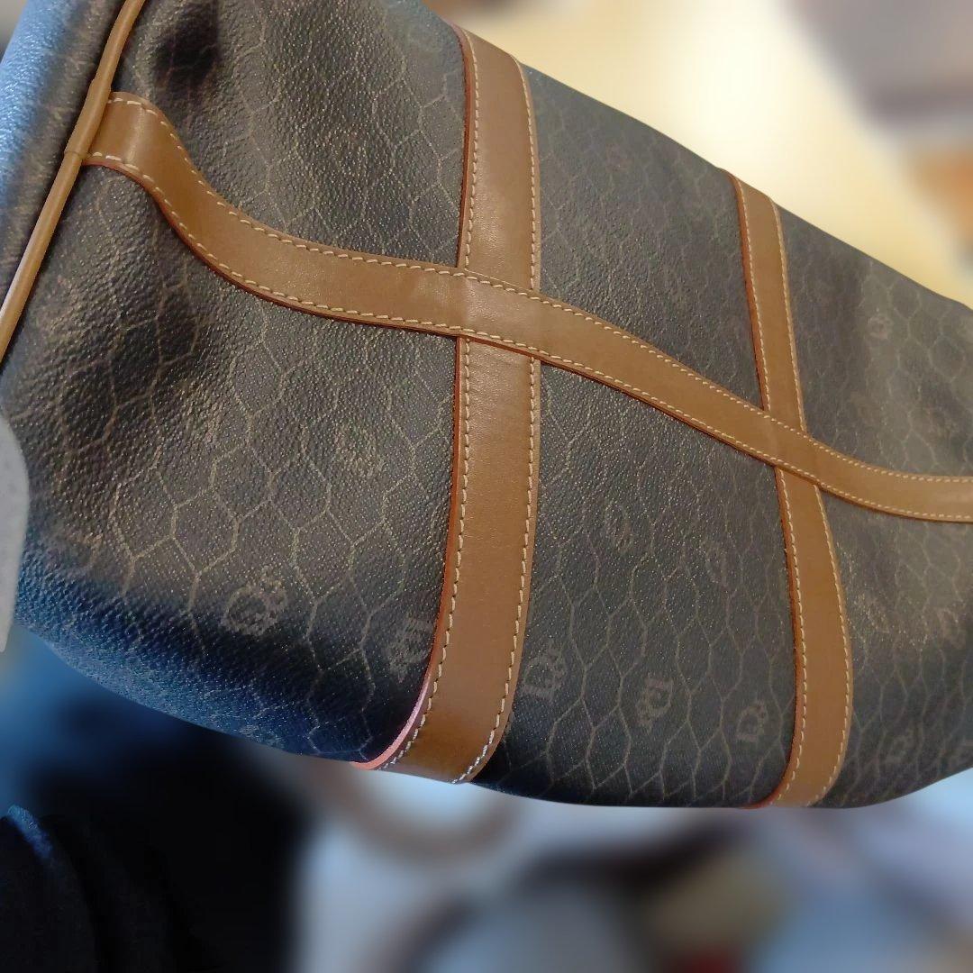 Christian Dior ボストンバッグ ブラウン ハニカム