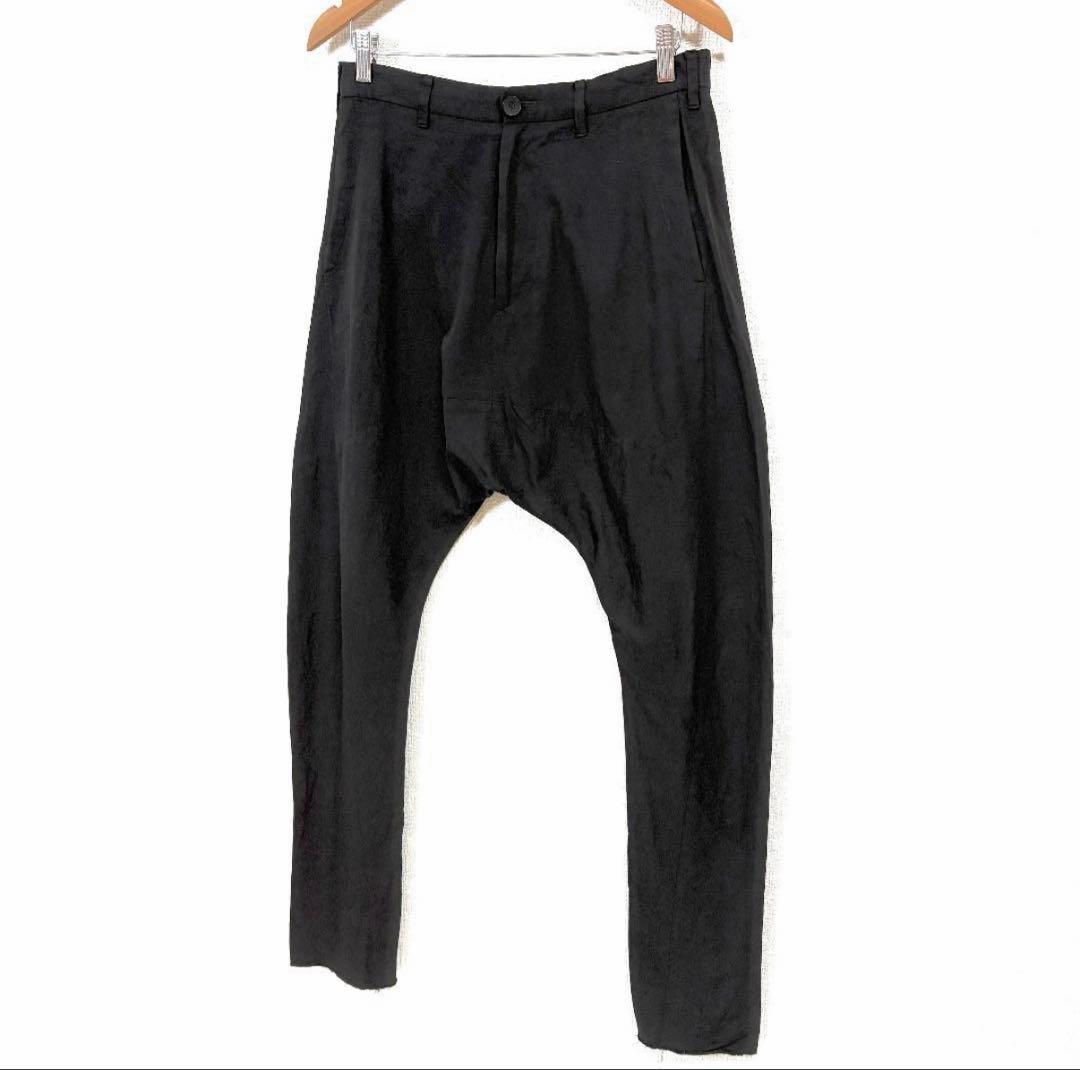 JULIUS×ISETAN サルエルパンツ 2 ブラック 伊勢丹限定
