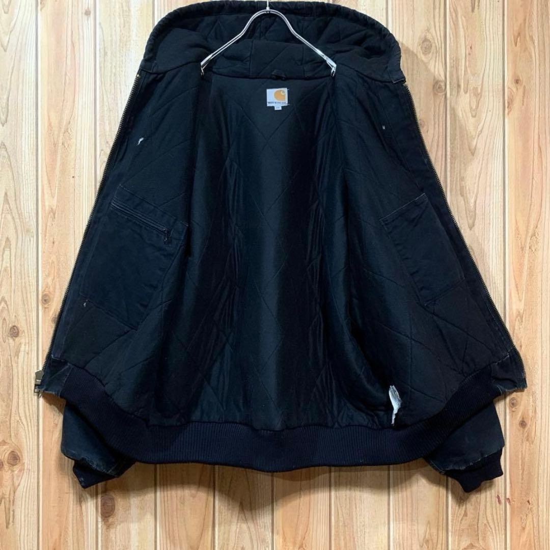 週末値下げ 『USA製』carhartt アクティブジャケット 企業ワッペン