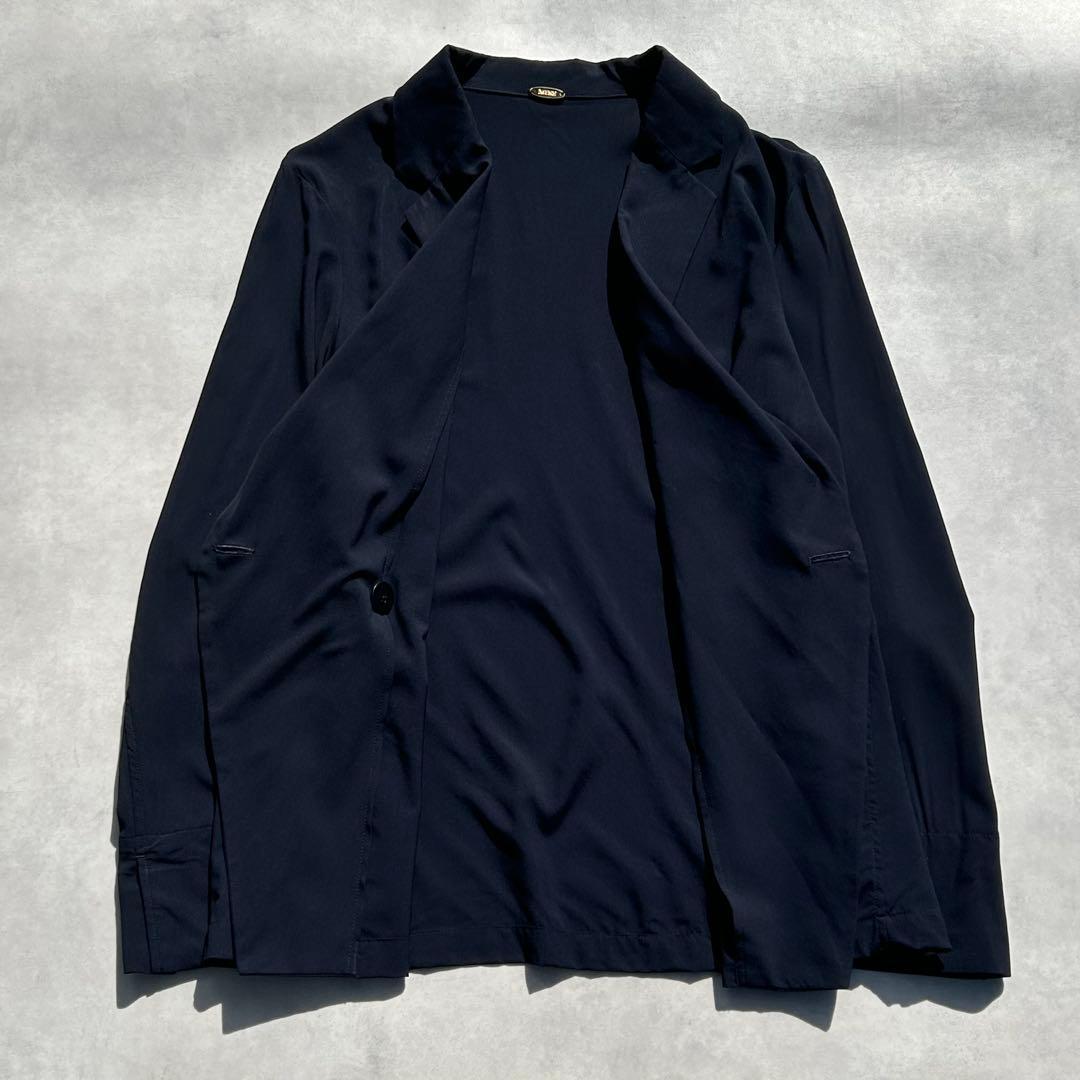 ドゥーズィエムクラス　SPWOOLシャツジャケット&パンツ　ネイビー　24AW