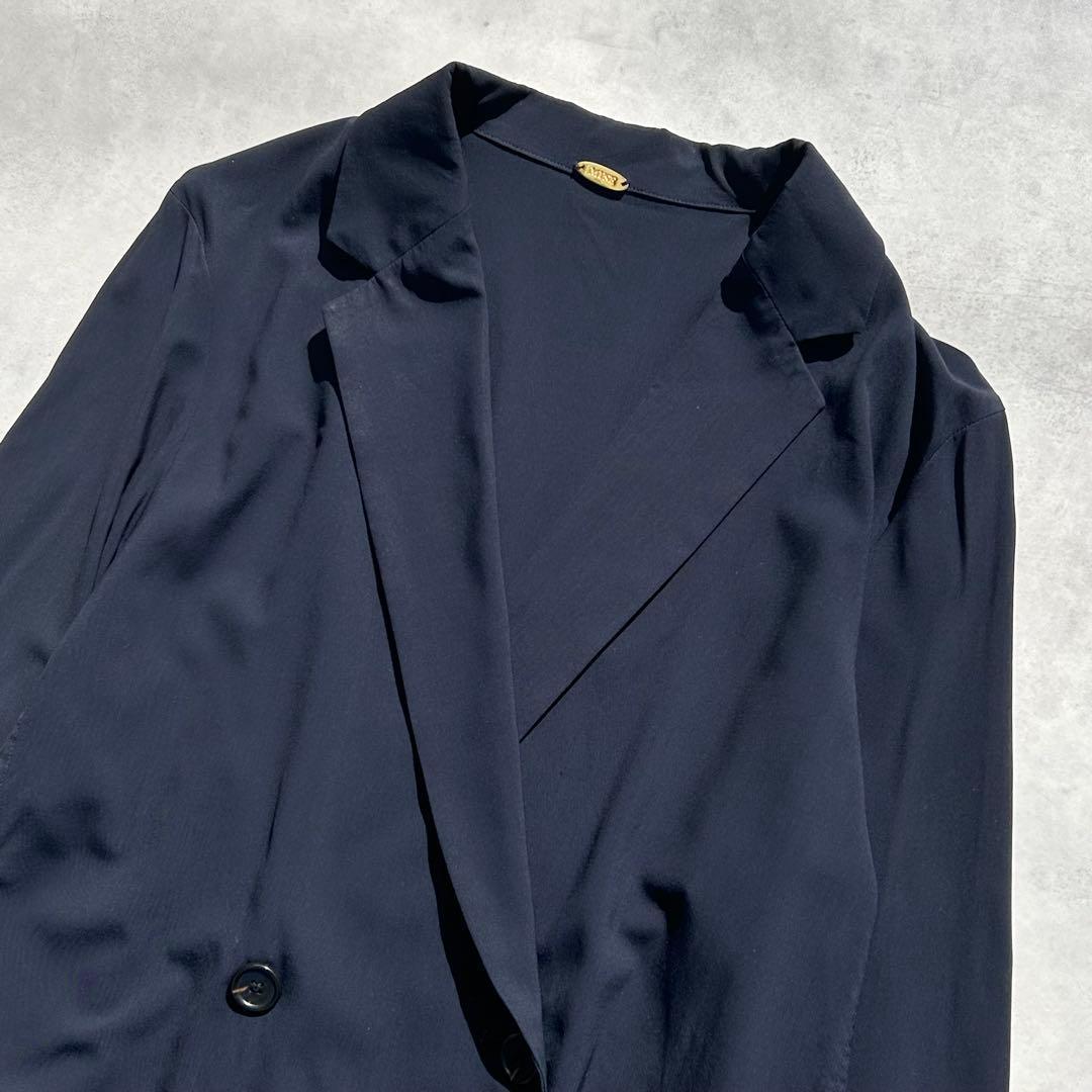 ドゥーズィエムクラス　SPWOOLシャツジャケット&パンツ　ネイビー　24AW