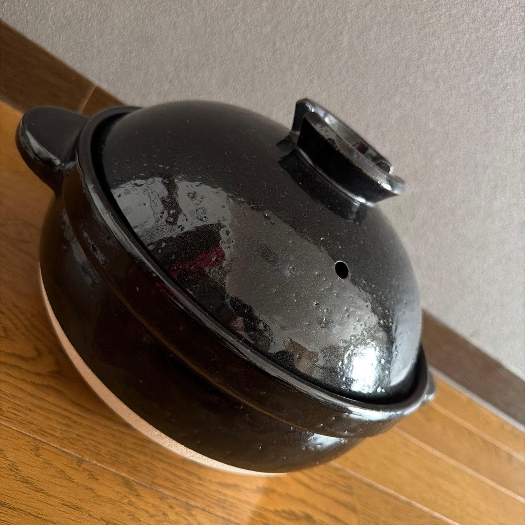 未使用品 長谷園 かまどさん 三合炊き