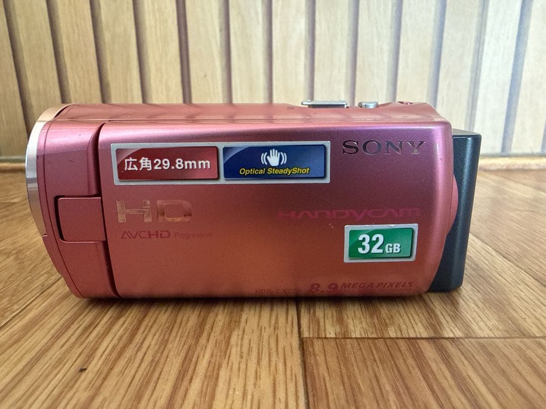 【動作OK】SONY Handycam HDR-CX270V サクラピンク