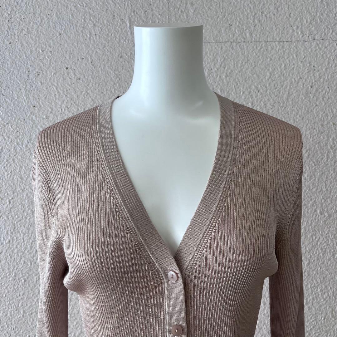 ◆美品◆ANAYI アセテート ポリエステル Ｖネック カーディガン　近年